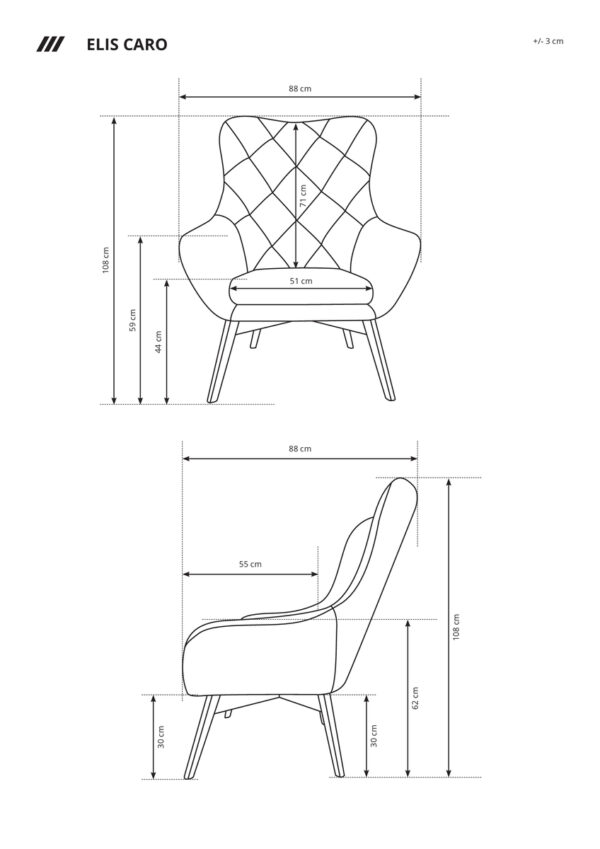 ELIS-CARO-fotel-rysunki-i-wymiar